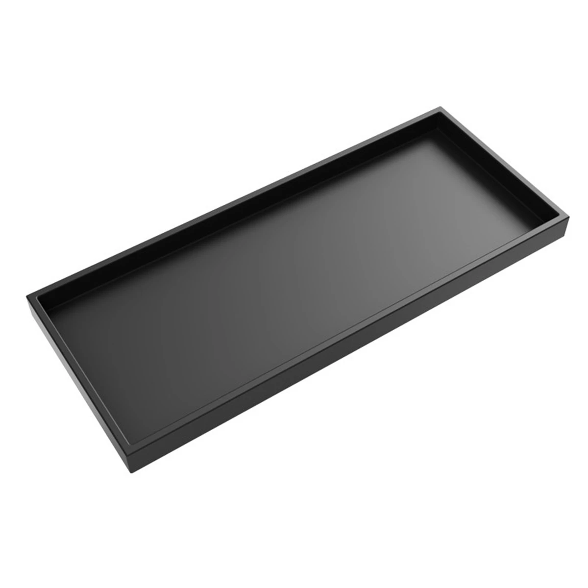 Bathroom Storage Tray Silicone Bathroom Vanity Tray Shatterproof Rectangle Soap Dispenser Storage