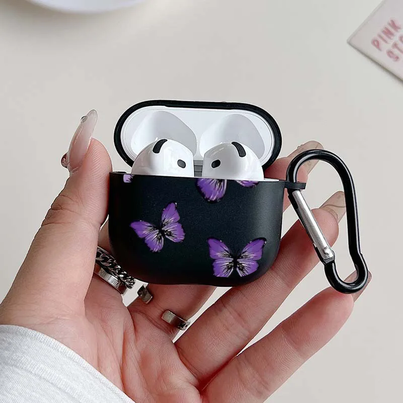 Colorful Butterfly Printed AirPods Case Cover