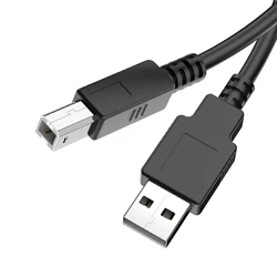 High - Speed USB A to B 2.0 Printer Cable - 0.5m, 3m, 5m Options - 3m (Black)