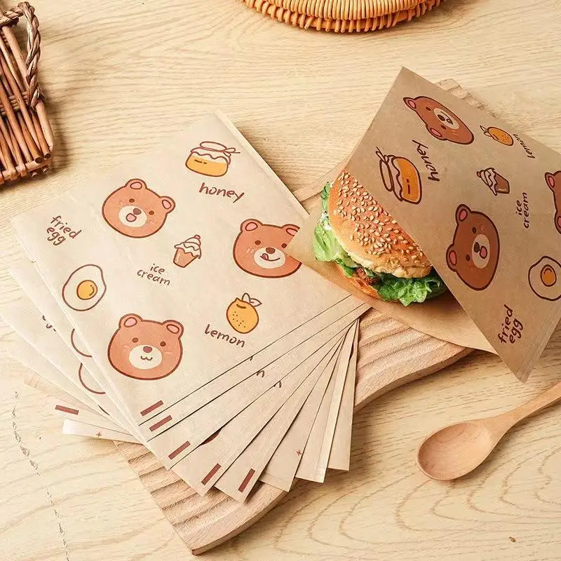 Food-Grade Greaseproof Parchment Paper Sheets for Burgers, Sandwiches, Fast Food Packag... - SKU GPPS1608 - UGI Packaging