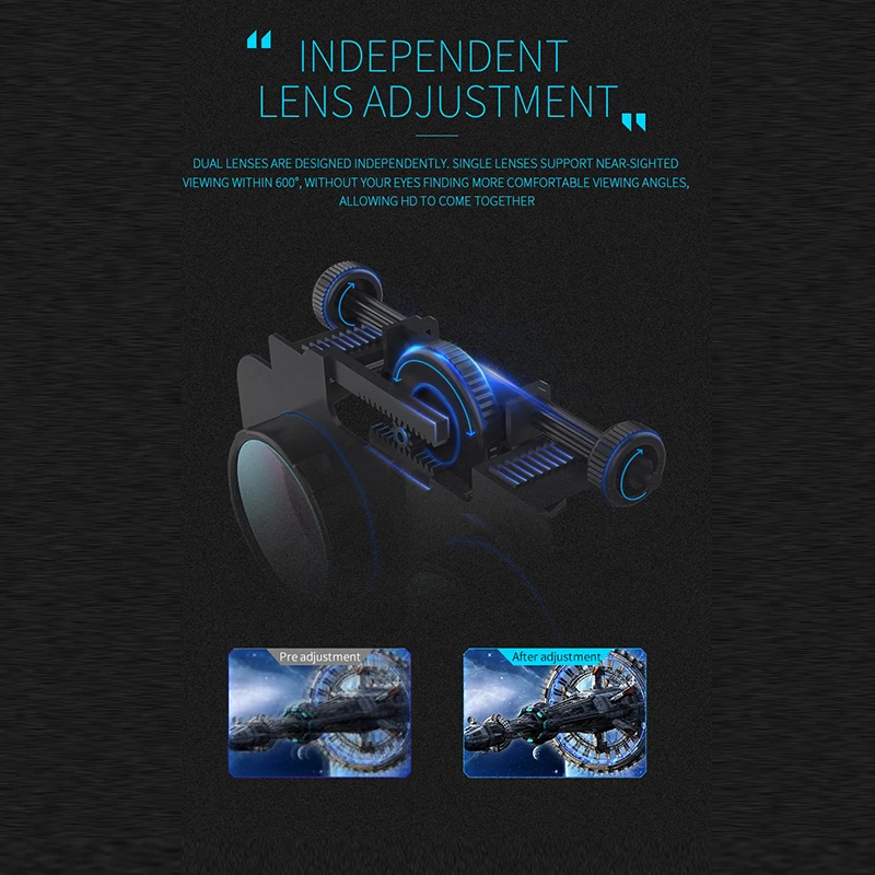 VR 10.0 Casque 3D Lunettes Casque de réalité virtuelle for Smartphone