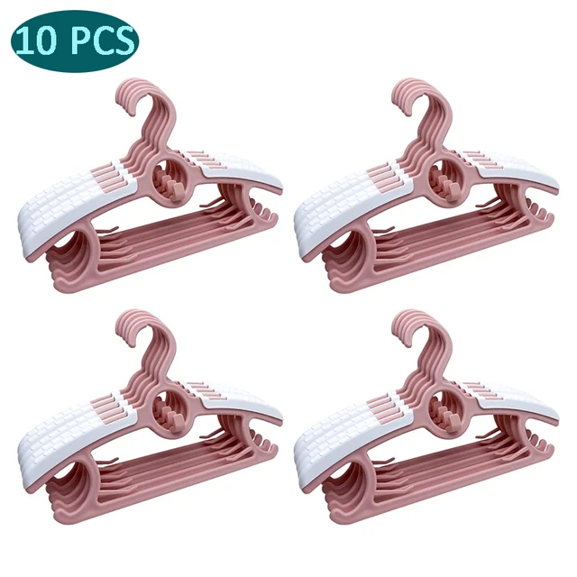 Baby Closet Hangers Rack Extendable Baby Clothes Hanger Ultra Thin Non-Slip  Laundry Infant Pant Hanger