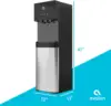 Bottom Loading Water Cooler Water Dispenser with BioGuard- 3 Temperature Settings - Hot, Cold & Room Water, Durable Stain 3