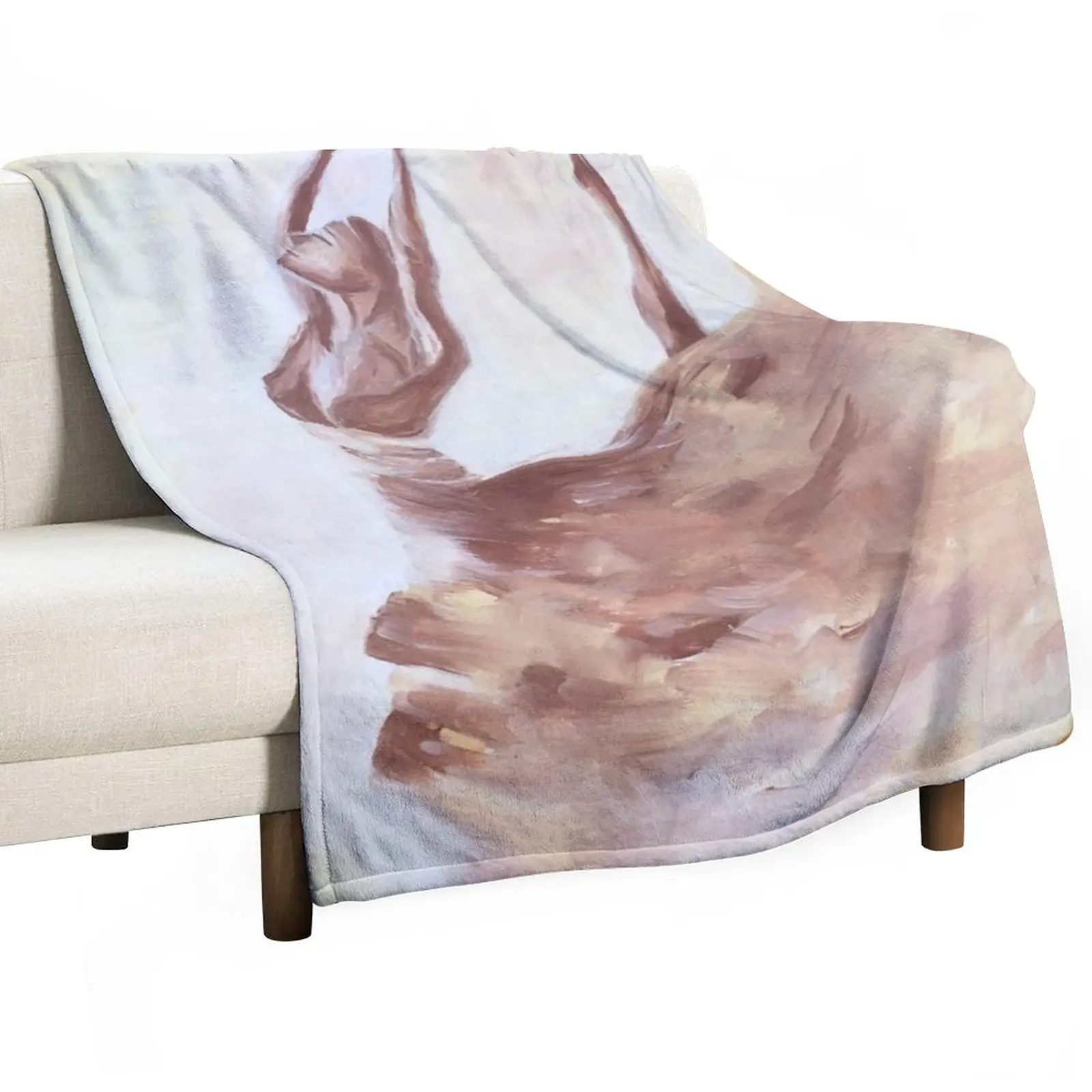 

Ballerina. Ballet dancer. Dance. Ballerina painting Throw Blanket sofa bed Beautiful Blankets wednesday Multi-Purpose