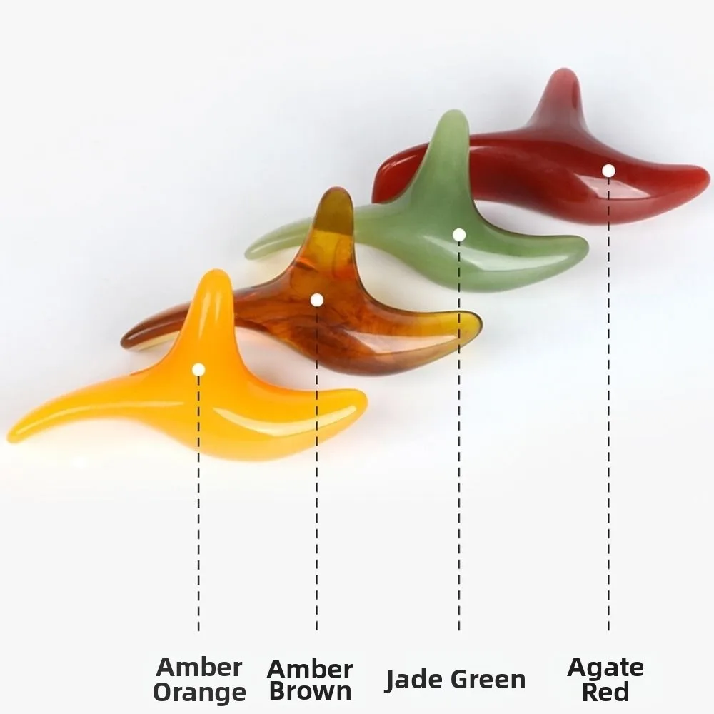 Gifts Triangle Amber Massager Facial Massager Beauty Tools Triangle Sparrow Foot Scraping Shiatsu Gua Sha Tool Foot Massager