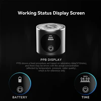 ALTHY ประสิทธิภาพไฮโดรเจนน้ําเครื่องกําเนิดไฟฟ้าขวด DuPont SPE + PEM Dual Chamber + PPB & Time & แบตเตอรี่ + H2 อุปกรณ์สูดดม 5