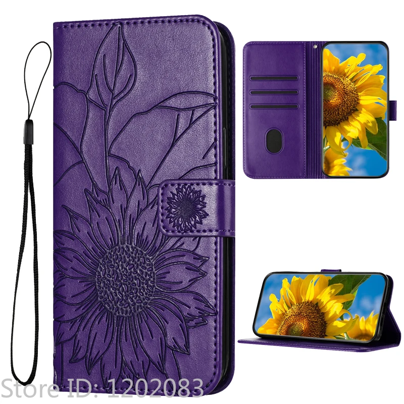 Magnetic Stand Wallet Flip Cover Phone Case with Protective Storage