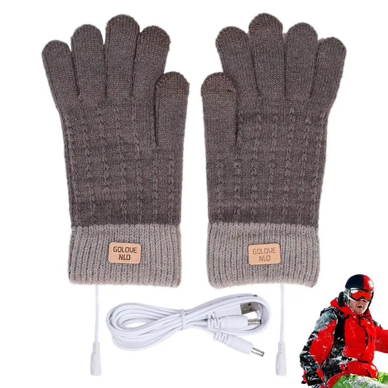 

Перчатки с подогревом для мужчин и женщин, тонкие перчатки с аккумулятором для езды на лыжах, сноуборде, пеших прогулок, велоспорта, охоты