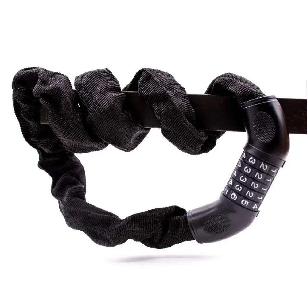 

Сверхмощный велосипедный замок с прочным кабелем 105 см, защитная цепь, Противоугонный Комбинированный Замок для велосипеда, мотоцикла, скутера, горного велосипеда