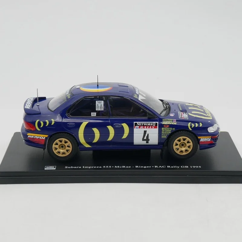 Diecast IXO 1:24 Scale Subaru Impreza 555 WRC 1995 Rally Alloy Car