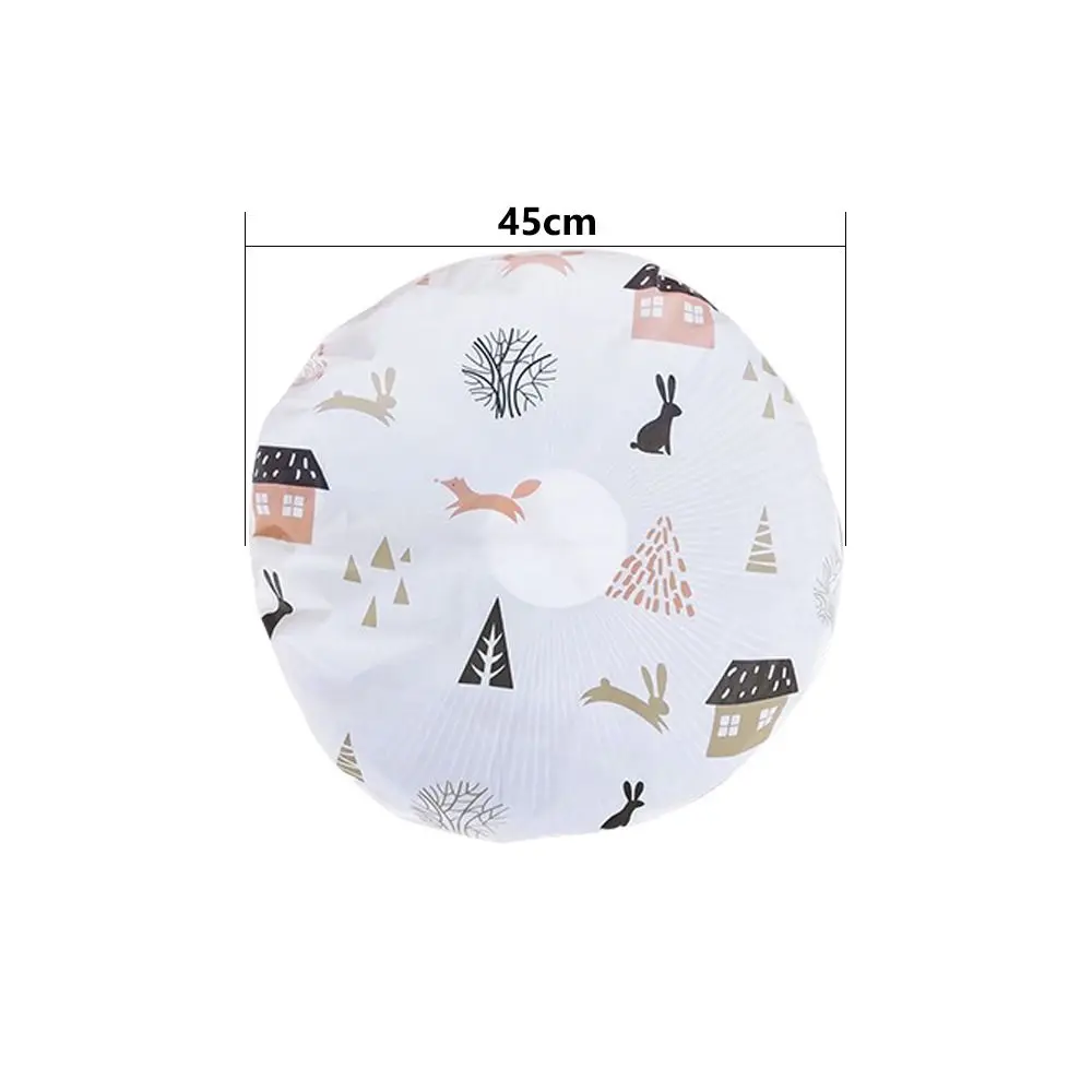 Reusable Fan Dust Protective Cover Round Head Waterproof Electric Fan Cover Washable Cartoon Pattern Printing