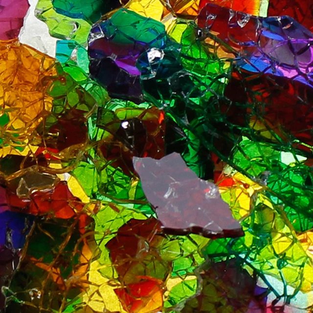 Broken Glass Pieces Art