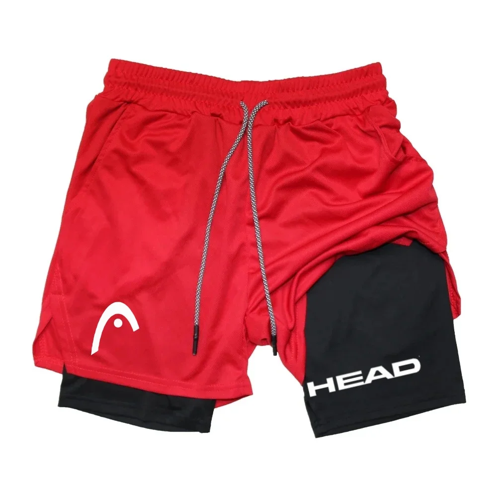 Sports Shorts Shorts for Men Summer Spider Printed GYM Casual Sports Compression Shorts Workout Running Mesh 2 in 1 Sport Short Pants