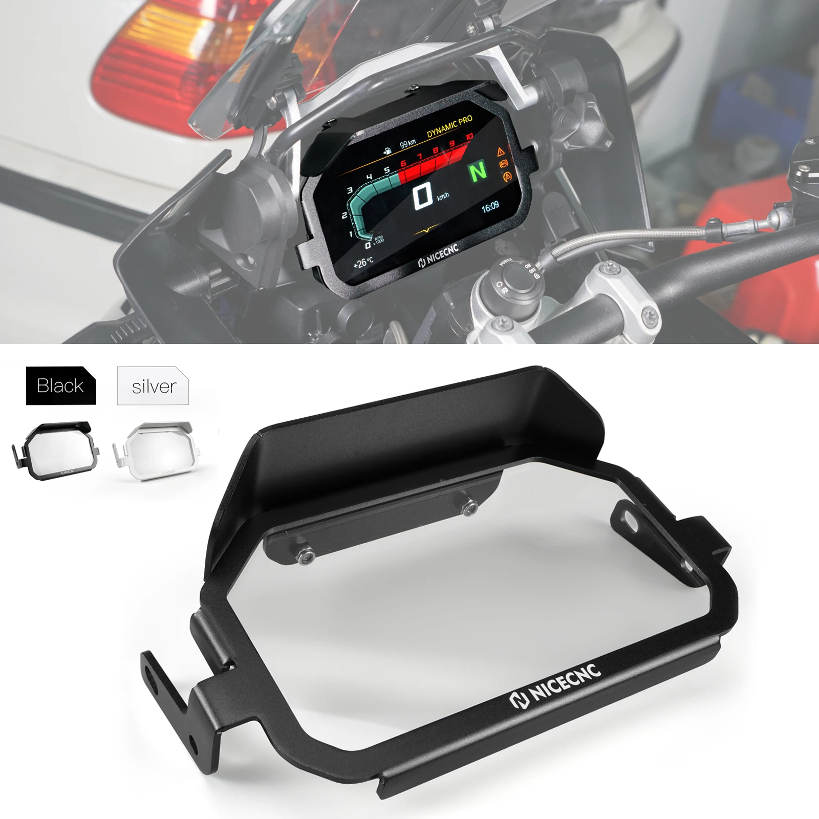 

For BMW R 1200 GS R 1250 GS GSA Instrument Display Anti-theft Frame Protector R1200GS /Adventure 16-18 R1250GS Adventure 2018-23
