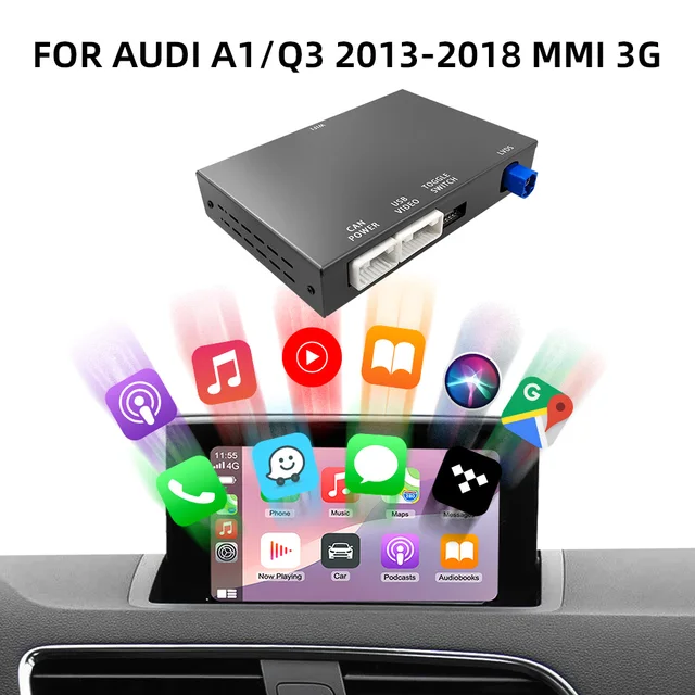 For Apple CarPlay Wireless Android Auto Interface for Audi