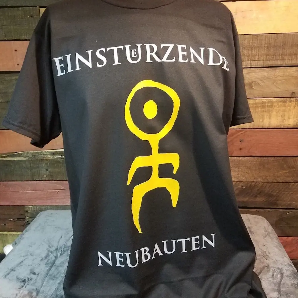 

Новинка, черная футболка einstюрzenda Neubauten всех размеров