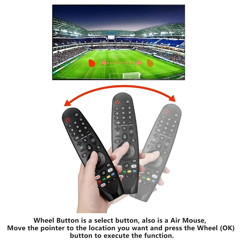 Smart TV Remote Control Replacement with Pointer Function