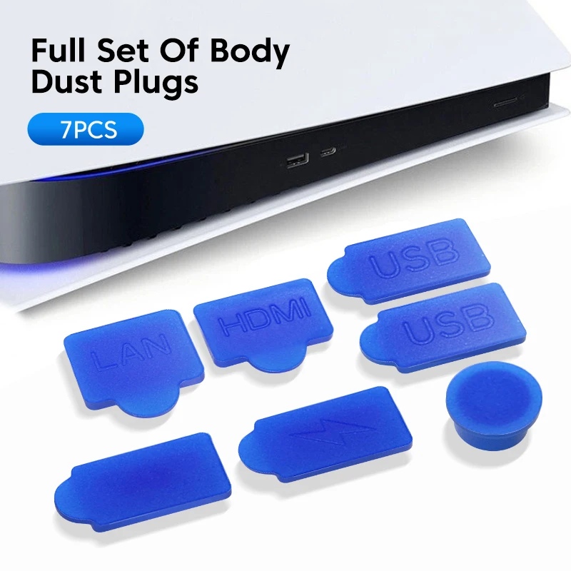 Black Dust Plug for PS5 Slim Game Console Silicone Dust Protector Antidust  Cover Dustproof Plug Game Console Accessories - China Dust Protector  Antidust Cover Dustproof Plug and Antidust Cover price