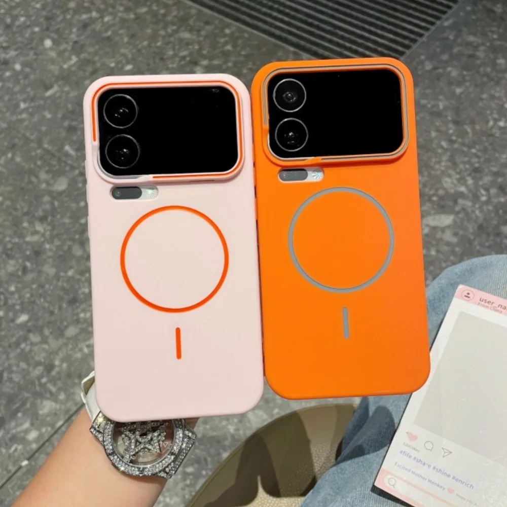 Matte Liquid TPU Silicone Magnetic Case with Wireless Charging Compatibility