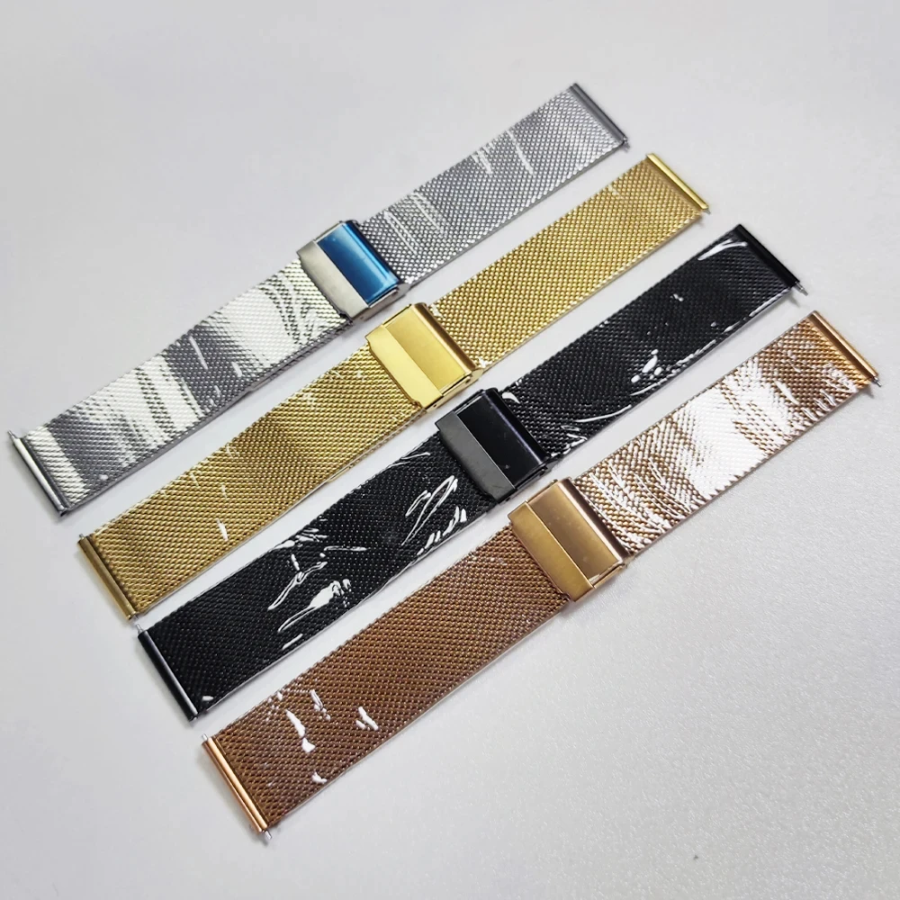 Stainless Steel Mesh Strap, Universal 22mm Watch Band