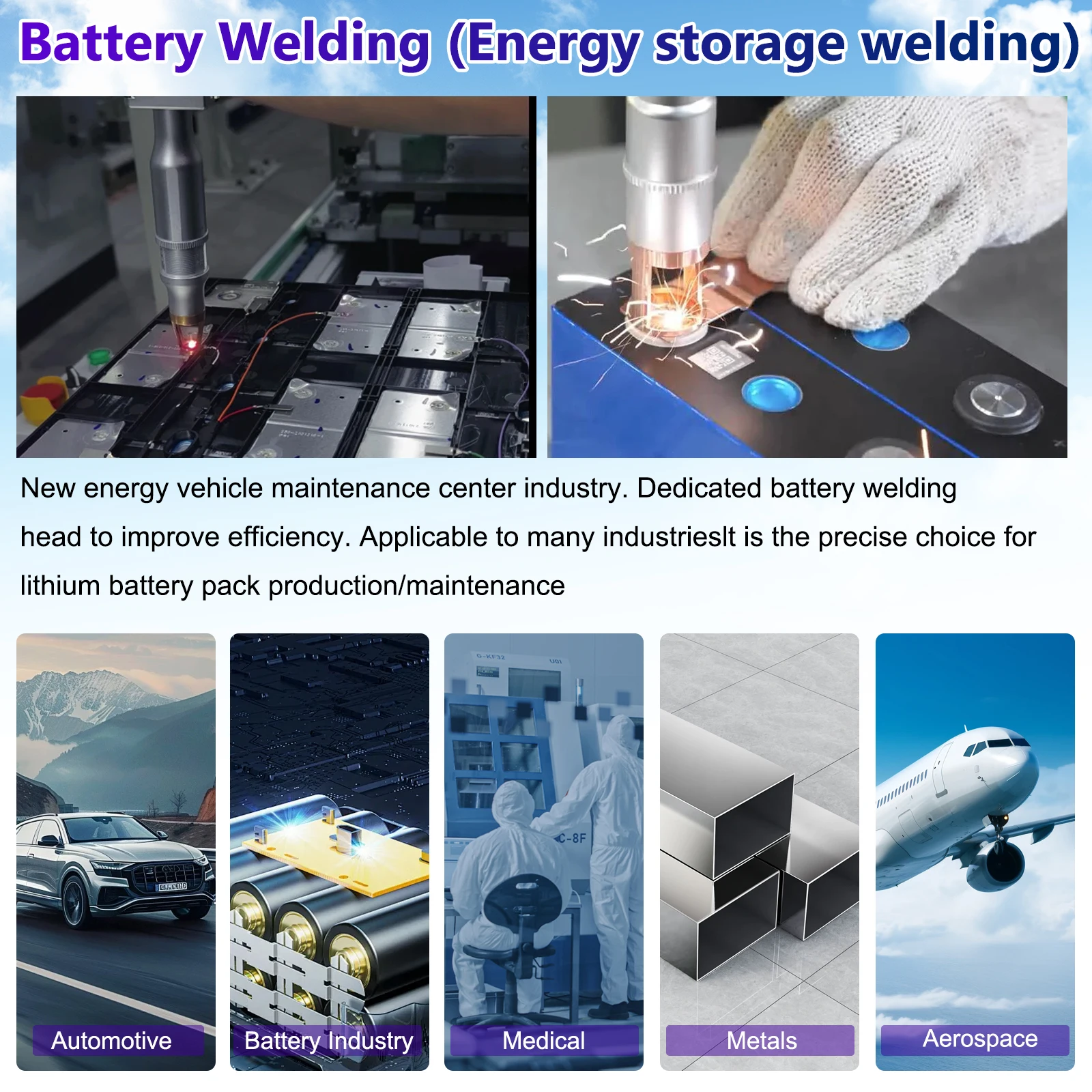1500W 5-IN-1 Laser Welder Welding Machine Fiber Laser Industrial Battery Welding for Rust Remove Cutting Double pendulum