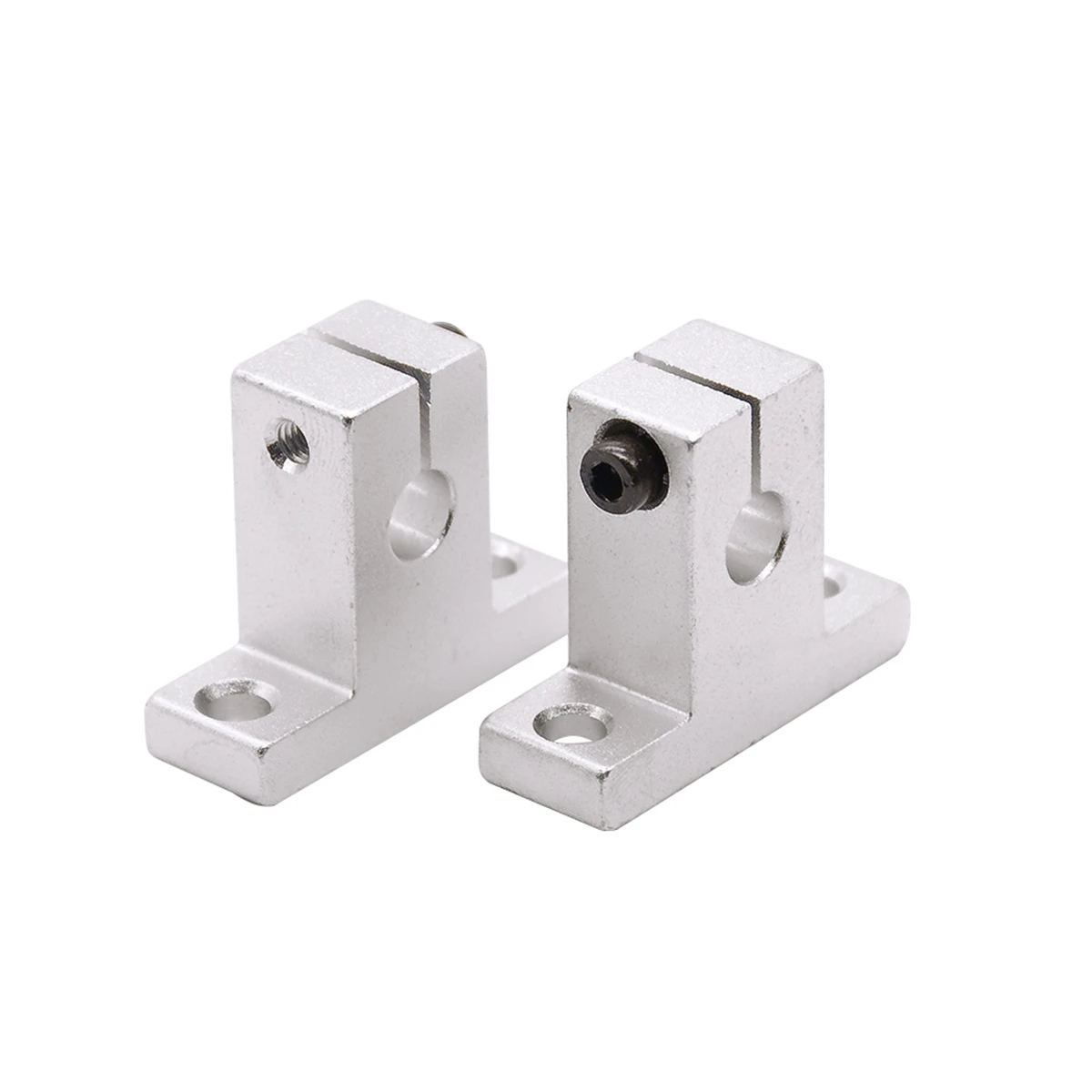 2 Supports Verticaux Pour Tige Lisse 12 Mm - SK12 Par ZYLtech - NEUF