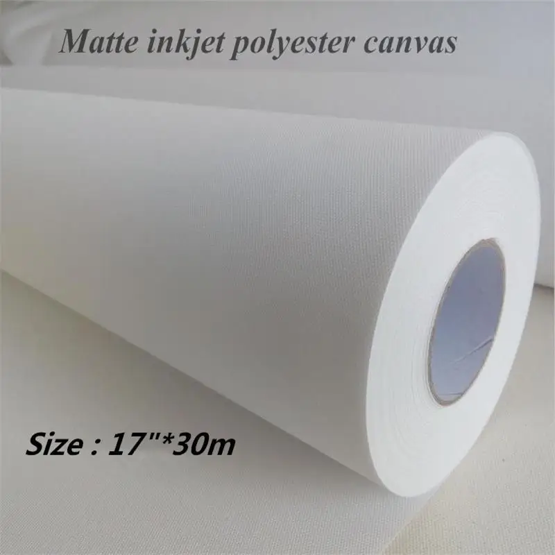 36 Size Artist Canvas White Matte Polyester Inkjet Art Canvas Paper Roll  for Digital Printing - AliExpress