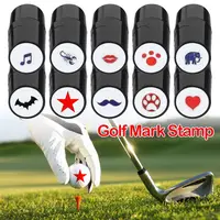 Golf Ball Stamper Stamp Marker Impression Seal Quick-dry Golf Accessories Symbol 2