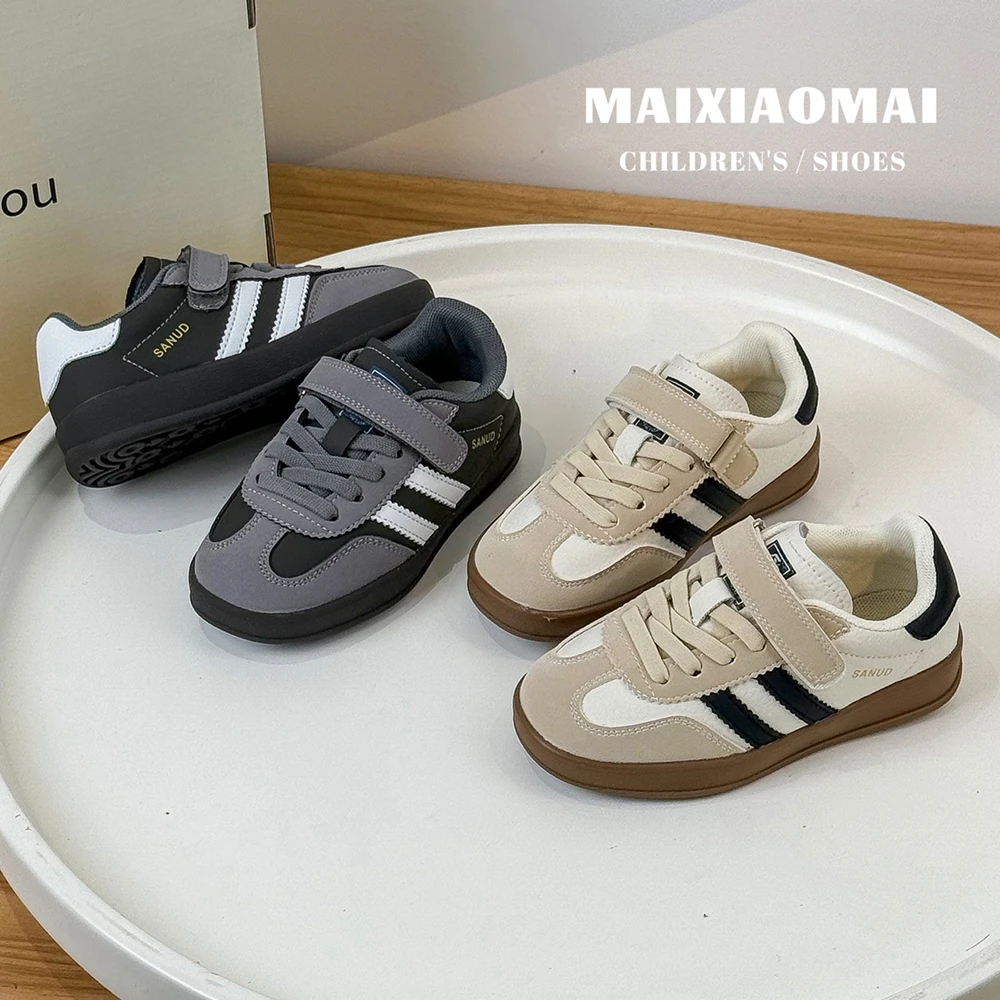Spring Autumn Kids Casual Shoes Fashion Boys Girls Board Shoes Breathable Little Kids Sports kid school shoes