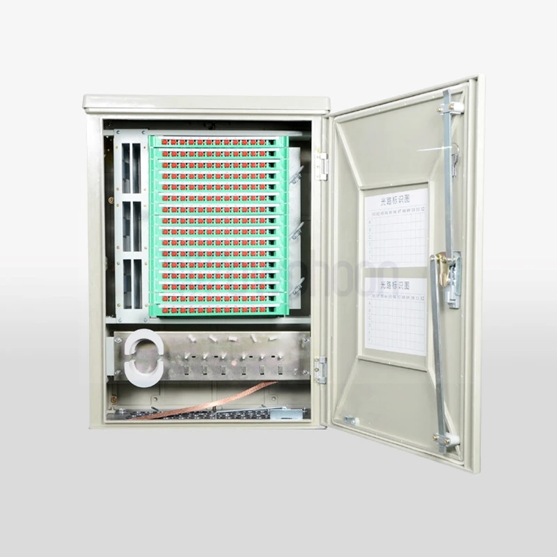 144 / 192 Core Ottica Cross Box Ottico Odf Cabinet Smc Outdoor Fibra Ottica Cross Connection Cabinet