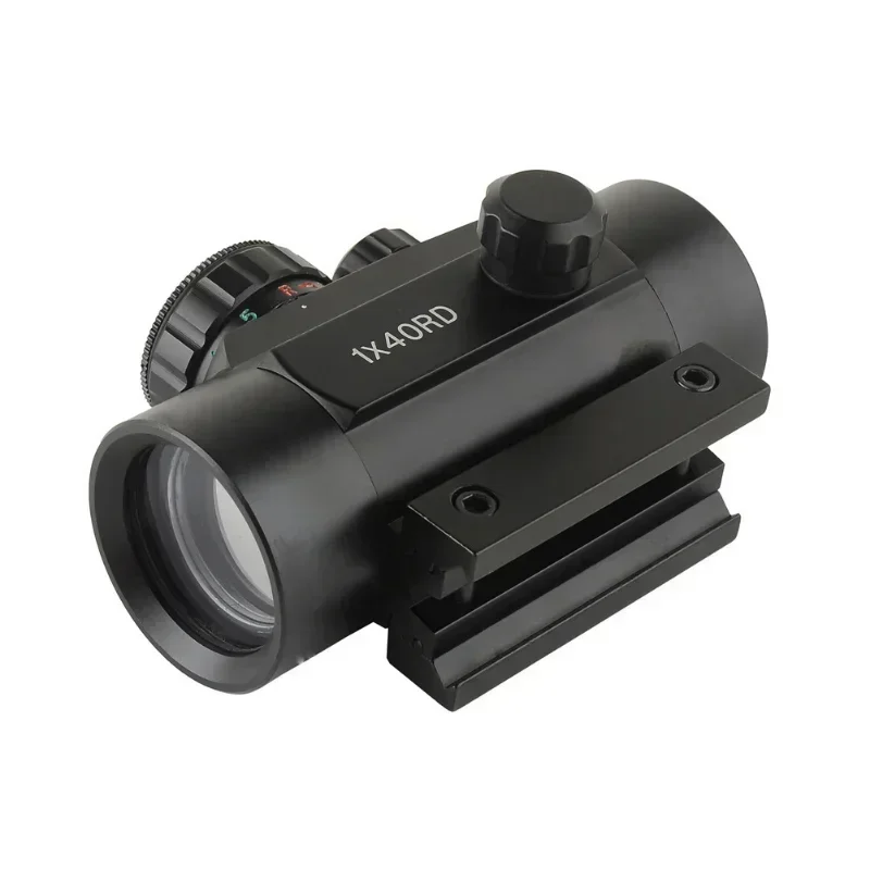 RD1X40 Red Dot Sights Iris Optical Sight Tactical Hunting Red Dot Scope Telescope 11mm 20mm Mounts Aim Point Hunting Accessory