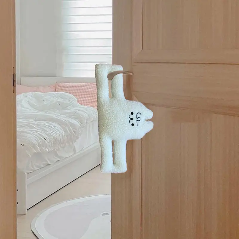 Door Pinch Stop Anti Door Slam Stopper Baby Proofing Anti-Pinch Protection Slam Preventer Plush Preventer For