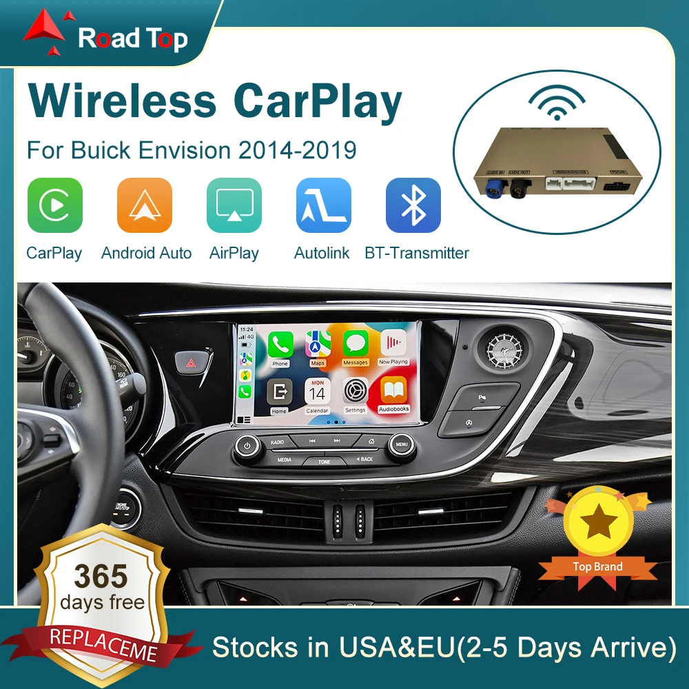 Wireless CarPlay for Buick ENVISION HMI Regal LaCrosse Verano Android Auto Mirror Link AirPlay support Camera