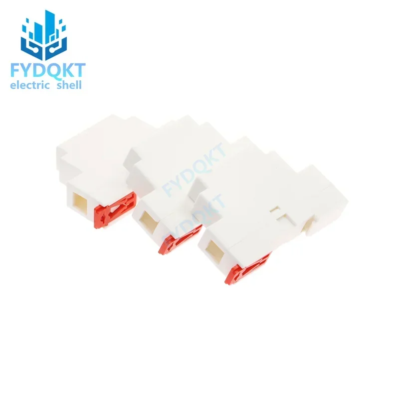 ABS plastic Supply Rail Electrical Shell Safety Barrier Isolation Module 4-19: 88X18X59MM Project Junction Box Electrical Junction Box