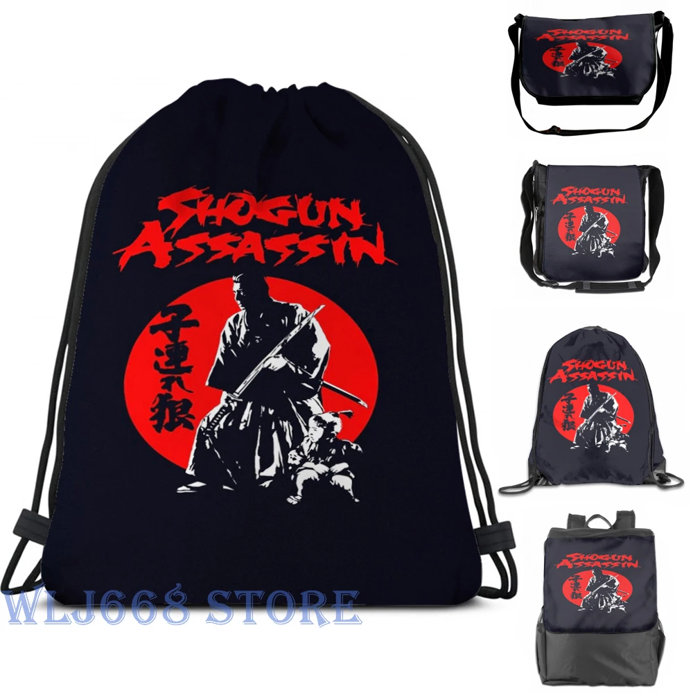 Printlonewolf And Cub Aka Shogun Killer Shintaro Katsu Japanese Classic Samurai Movie Single Shoulder Pack Borse A Tracolla