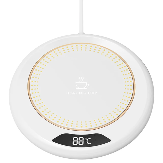 Coikes Scaldatazze Elettrico Portatile - 3 Livelli Temperatura Per Caff&egrave; E Bevande