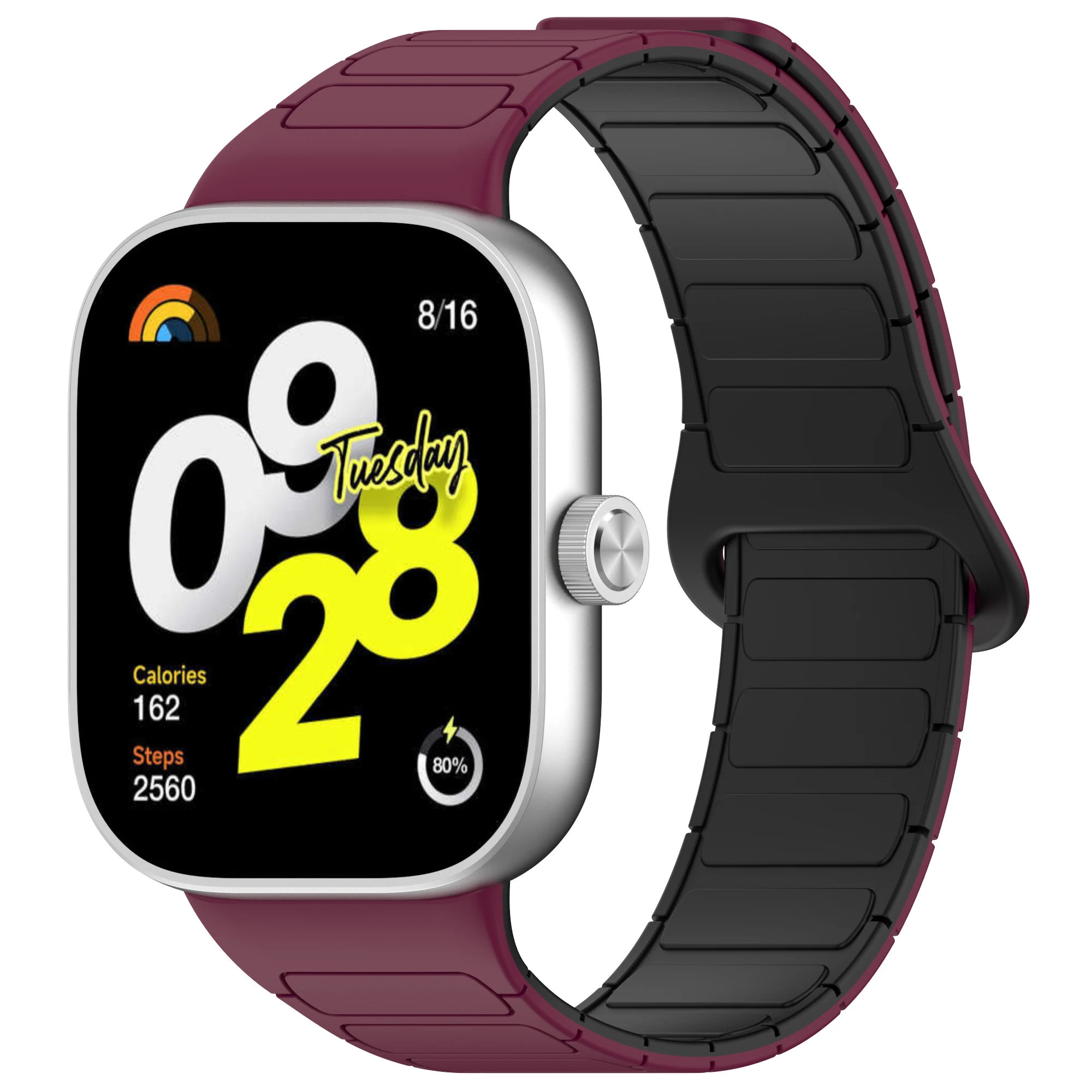 Magnetic Silicone Smartwatch Strap - Premium Wristband Accessory