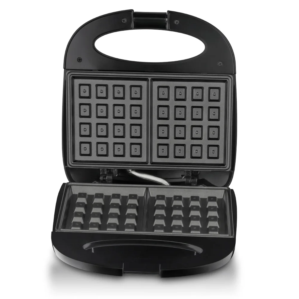 220V Household Electric Waffle Maker Breakfast Sandwich Baking Machine Non-stick Cake Makers Multi Functional Light Food