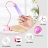 Nail LED UV Lamp for Drying Gel Nails Polish Clip-On Flexible Desk Mini Portable USB Nail Lamp UV Light Dryer for Manicure Salon 4