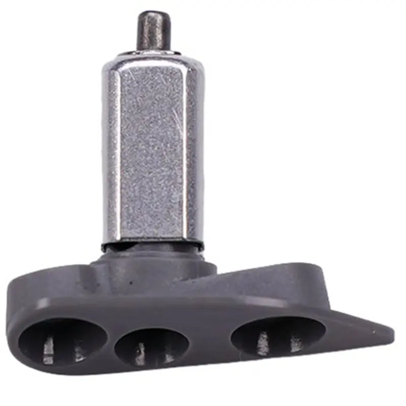 Gros plan sur l'axe de remplacement pour DJI Mini 5 Pro, surface métallique lisse et filetage précis.