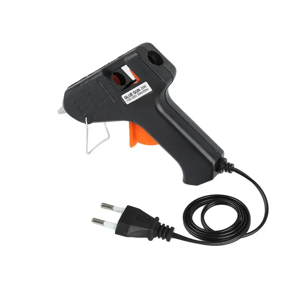 20W Hot Melt Glue Gun with Switch for 7mm Glue Stick Mini Indusrial Adhesive Hot Gun Electric Heat Temperature Repair Tool