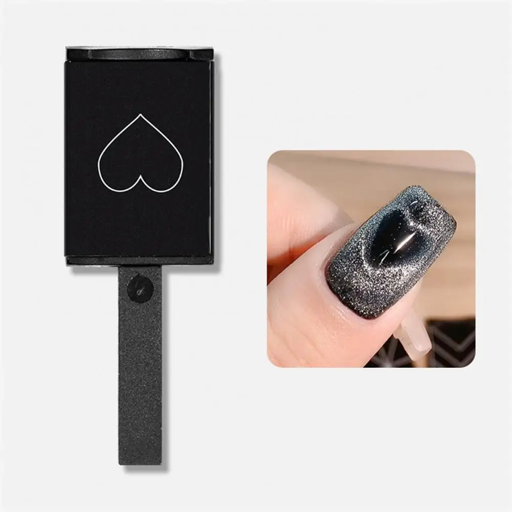 Nail Art Magnet Cat-Eye Magnetic Rod Nail Wand Pattern Manicure Magnet Stick French Cat's Eye Stick Set for UV Gel 5Pcs