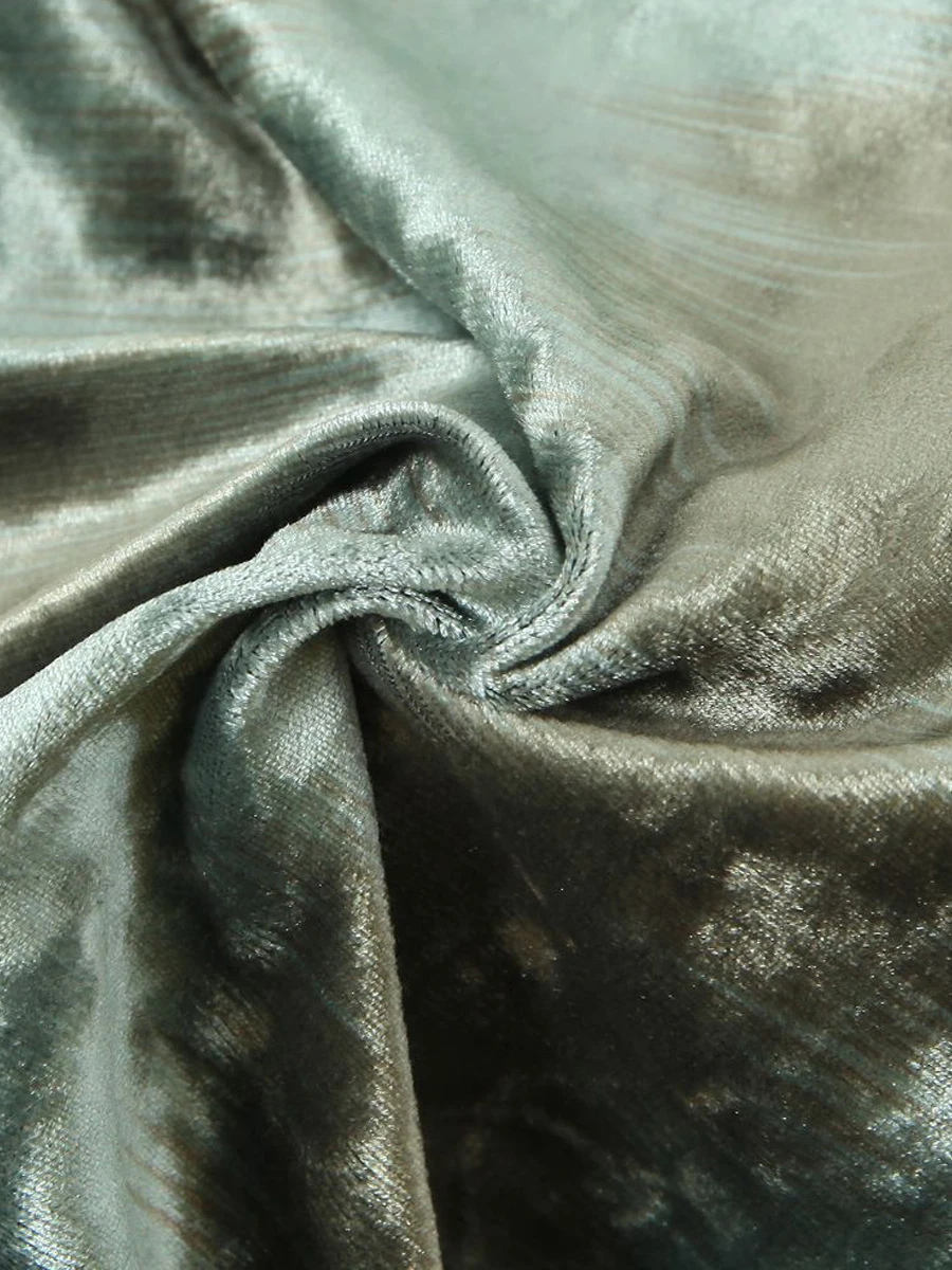 Plus Size Women's's Mermaid Dress Premium Abstract Printed Velour Sexy V-Neck Spaghetti Strap French Sheath Autumn 2025