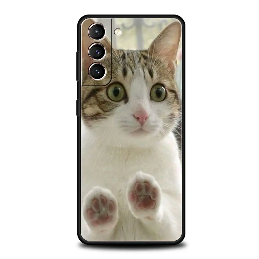 Kawaii Love Cat Soft TPU Phone Case - Adorable and Durable Cover