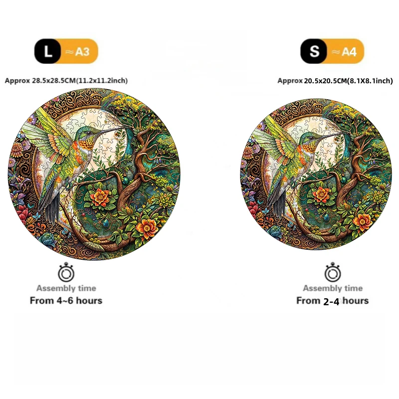 TreesBirds Children Animal Wooden Puzzles Montessori Games Boy 3d Wooden Puzzle Adults Christmas Board Games For The Whole