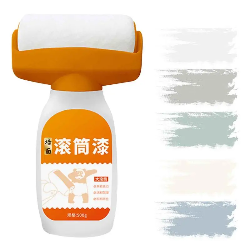 Antibacterials Wall Paint Waterbased Repair Paint Net Household Latex White Small Roller For Living Room Kitchen Tools