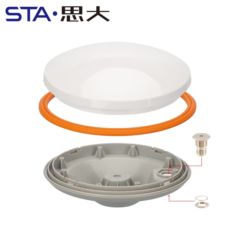 RTK GNSS Antenna STA-107 GPS Antenna Snap Receiver Case gnss RTK Antenna Housing Waterproof IP67 Housing
