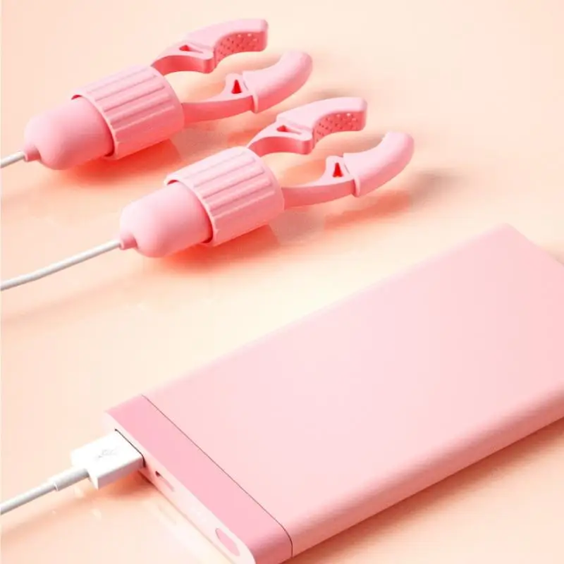 Bröstvårtklämmor med vibrator för bröstmassage och sugning_voghion.com
