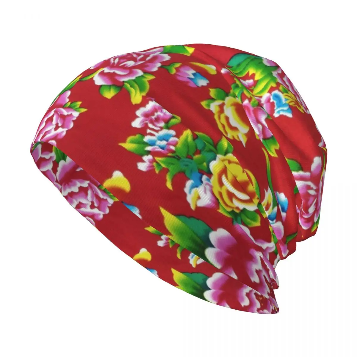 

Dongbei Big Flower Unisex Punk style Beanies Hat For Men And Women Outdoor Hat