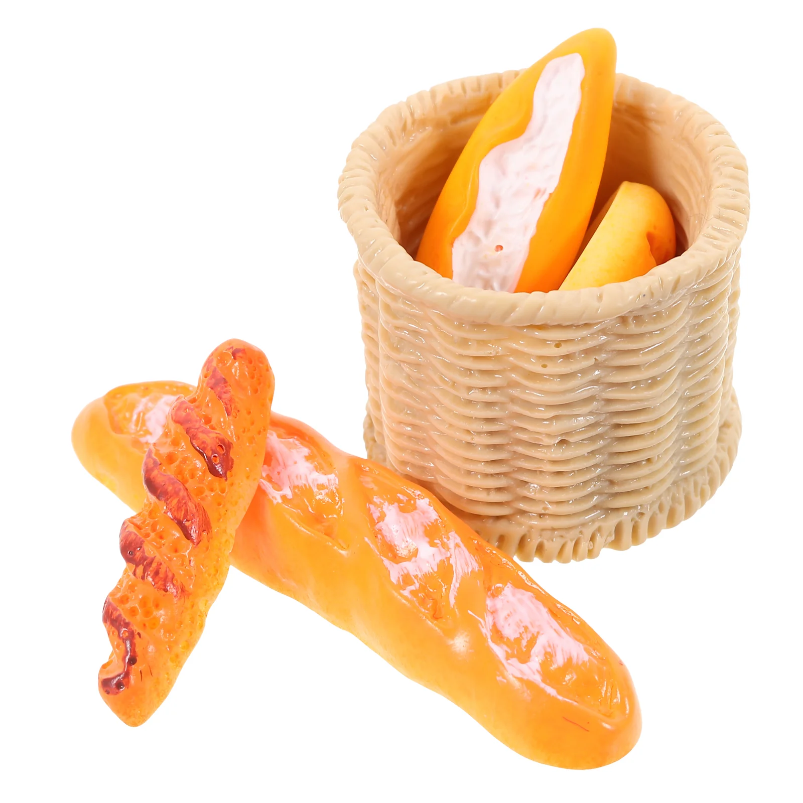 

Miniature Food and Play Model DIY Simulated Prop House Toy Fake Bread Decoration